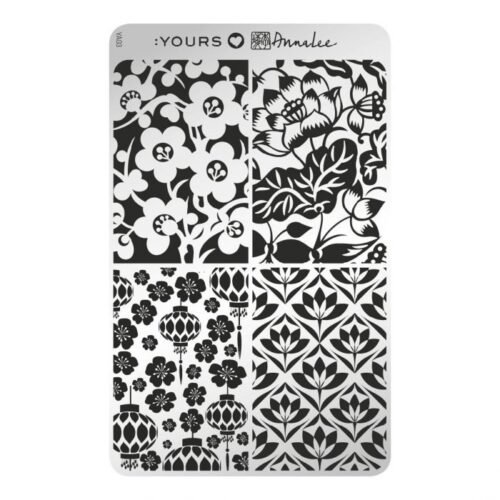 Blaszka do stempli :YOURS - Orient Blossoms