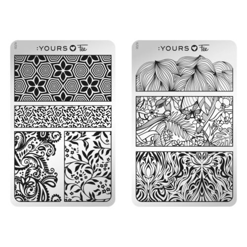 Blaszka do stempli :YOURS - Order Organic  - dwustronna