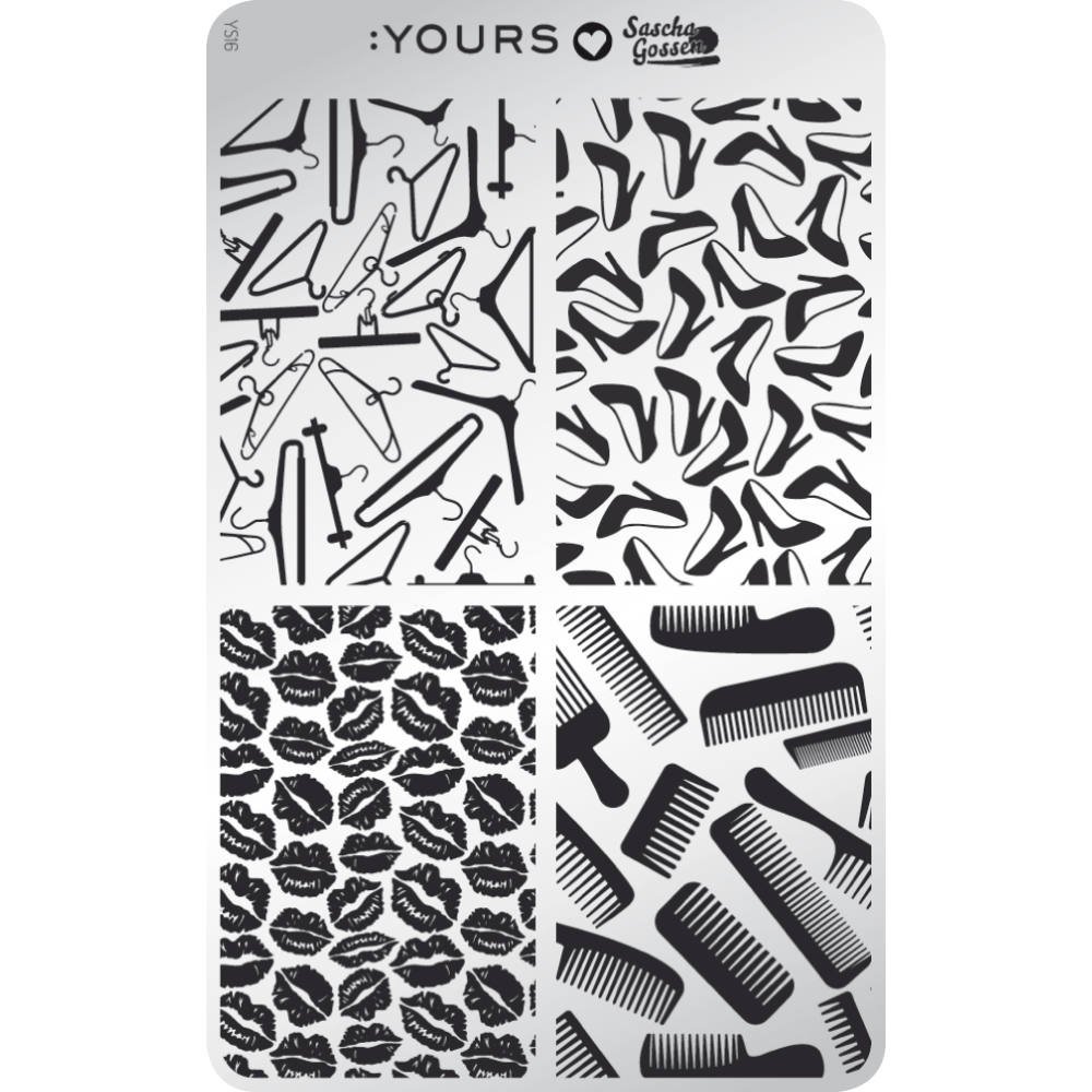 Blaszka do stempli :YOURS - Fashion Vibe