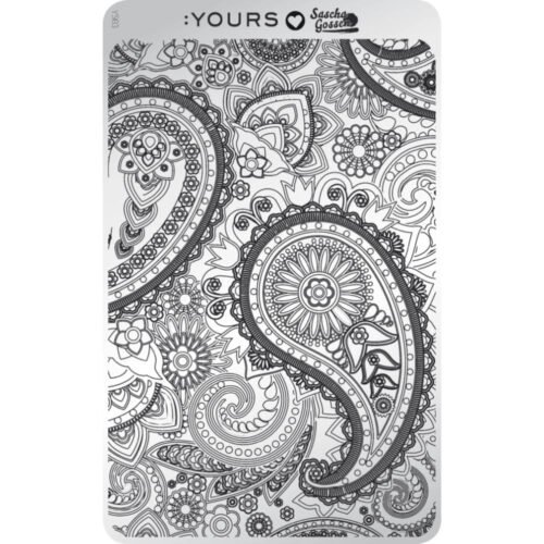 Blaszka do stempli :YOURS - Paisly Heaven