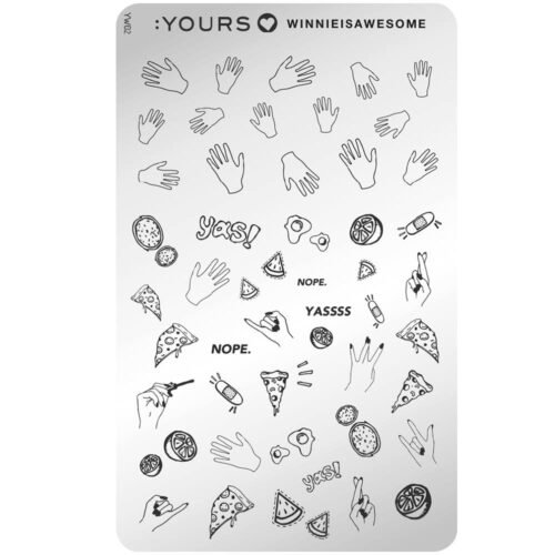 Blaszka do stempli :YOURS - Random Route