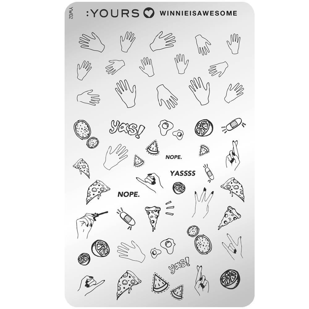 Blaszka do stempli :YOURS - Random Route