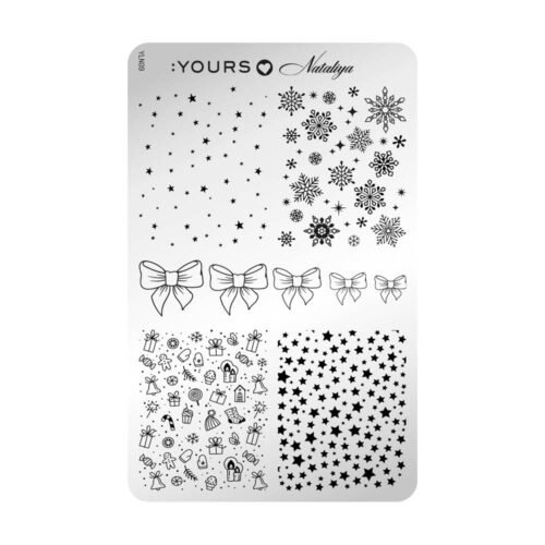 Blaszka do stempli :YOURS - Winter Wonderland - dwustronna