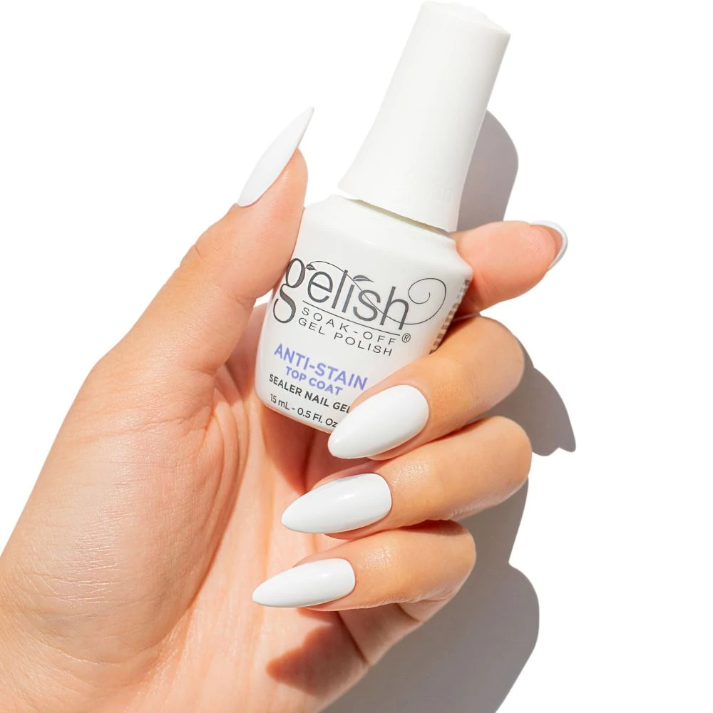 Gelish Anti-Stain Top Coat 15 ml - obrazek 3