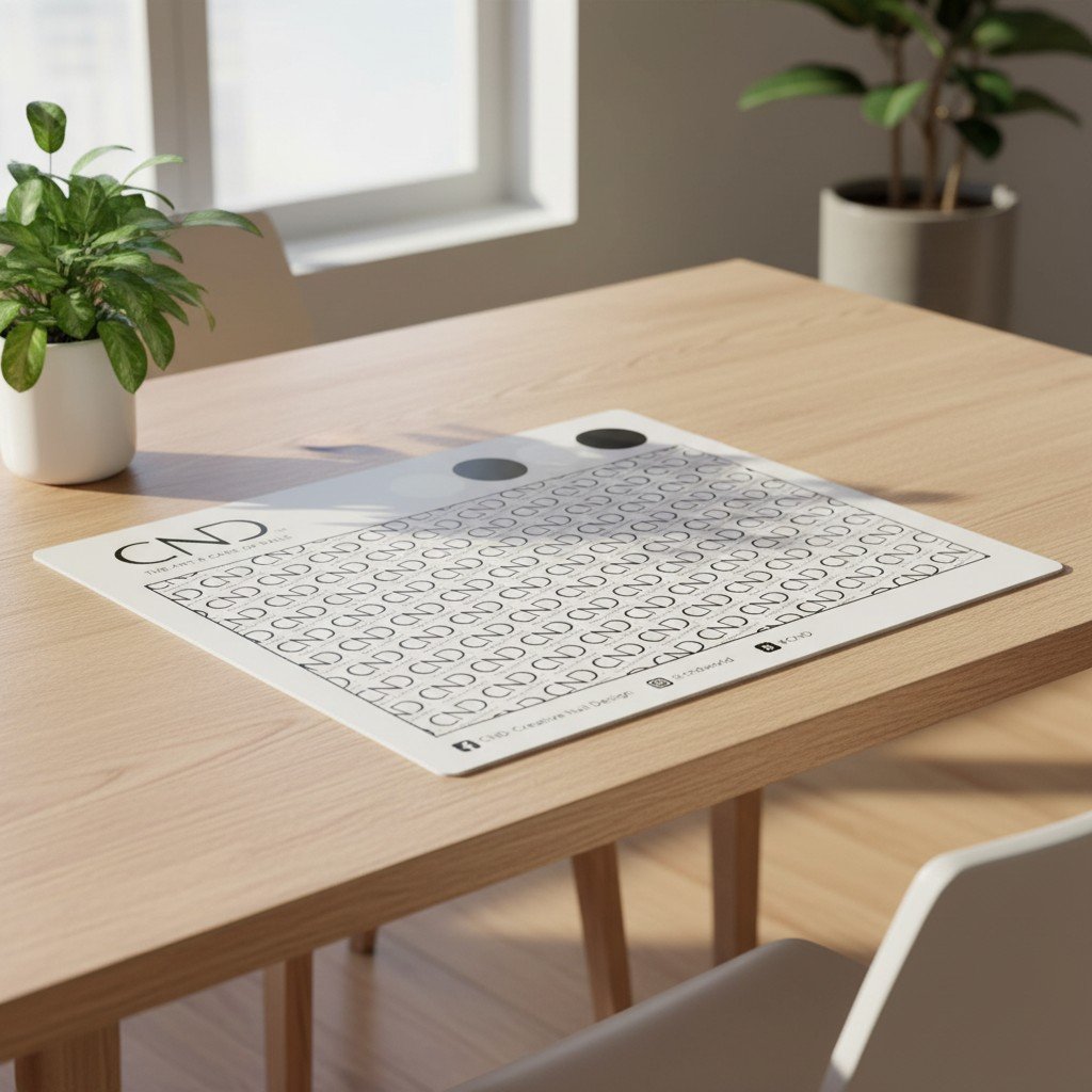 CND silikonowa mata do zdobienia paznokci - obrazek 2